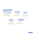 thumbnail image 4 of Set de 25 contenedores de plástico Styrka 50 piezas de Cocina Con Tapa Diferentes tamaños, 4 of 6