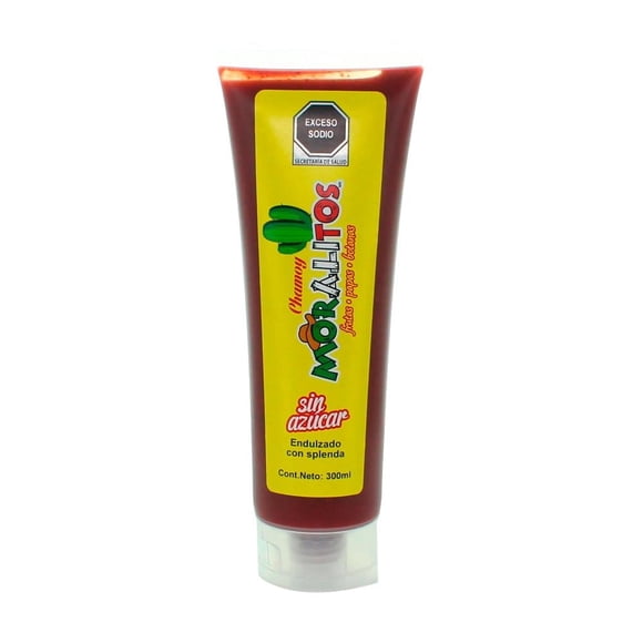 Salsa Chamoy Moralitos Sin azúcar 300 ml tubo depresible