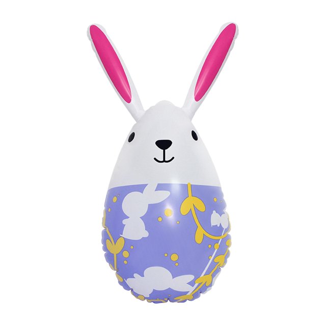 Decoraciones de Pascua Al Aire Libre 40 * 20cm / 15.7 * 7.9 Pulgadas Huevos de Pascua Inflables