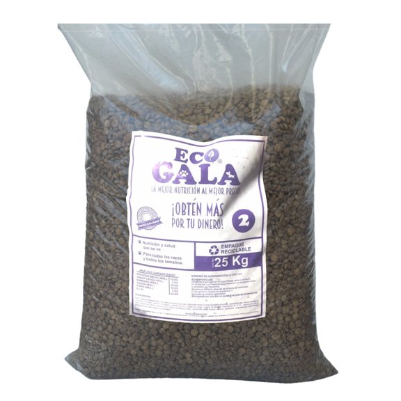 Croquetas Eco Gala 2 Para Perro de 25 Kg