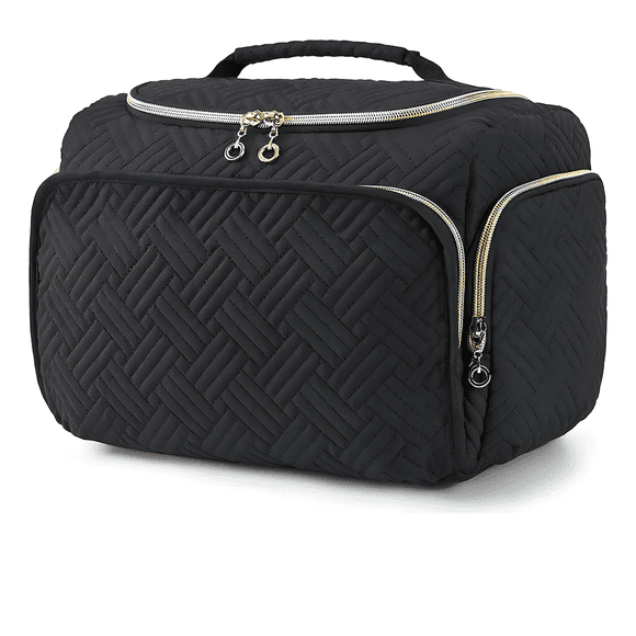 Cosmetiquera Neceser Organizador De Viaje Portátil Bolsas Xtellar Color Negro