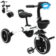 thumbnail image 1 of Triciclo 3 en 1 Plegable para Niño s Convertible a Bicicleta y Balance Bike Luz Sonido Apto a partir de 2 Años o Hasta 25 kg - Blanco, 1 of 7