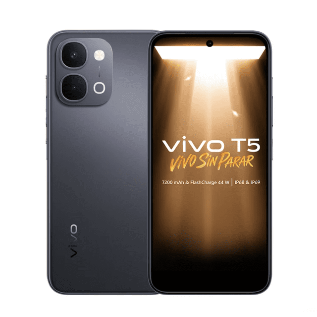 Celular smartphone vivo T5 4g Negro | Origin 6 | 7200 Mah Flashcharge | 8gb + 256 Gb