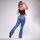 thumbnail image 5 of Pantalón Mezclilla Boot Cut Tiro Alto Push Up Mujer NYK, 5 of 5