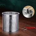 thumbnail image 4 of Deep Fryer With Basket Mini Deep Fryer 304 Stainless Steel Small Deep Fryer Multi-functional Cookware For Grilling Chicken Legs Fries And Chicken Cutlets., 4 of 7