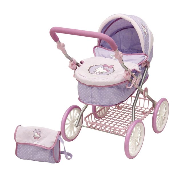 Carriola para Muñecas Prinsel Sofía de Hello Kitty