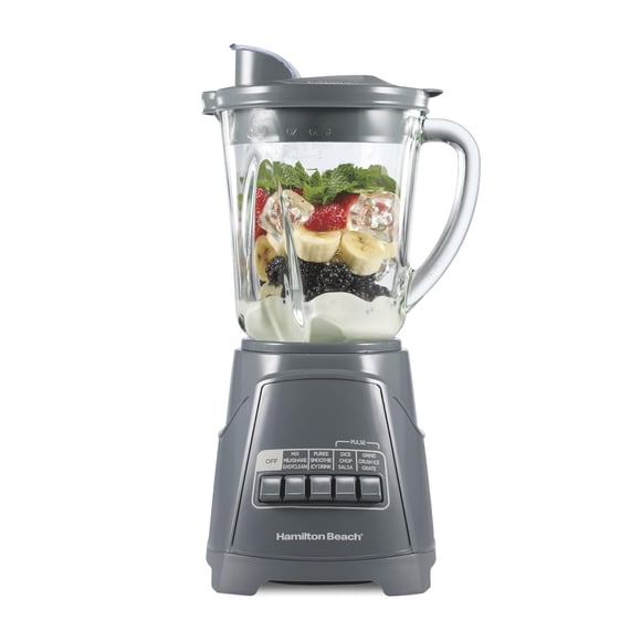 Licuadora Hamilton Beach Power Elite 700W, tarro de cristal de 1,2 litros