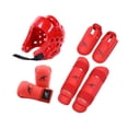 thumbnail image 2 of Equipo de entrenamiento de karate, casco de boxeo, equipo de ejercicio, guantes de boxeo con Rojo M, 2 of 9