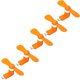 thumbnail image 1 of Mini Ventilador Tipo C VentDepot BlitzOrange 5Pzas Naranja 5W Silicón+Plástico USB-C, 1 of 1
