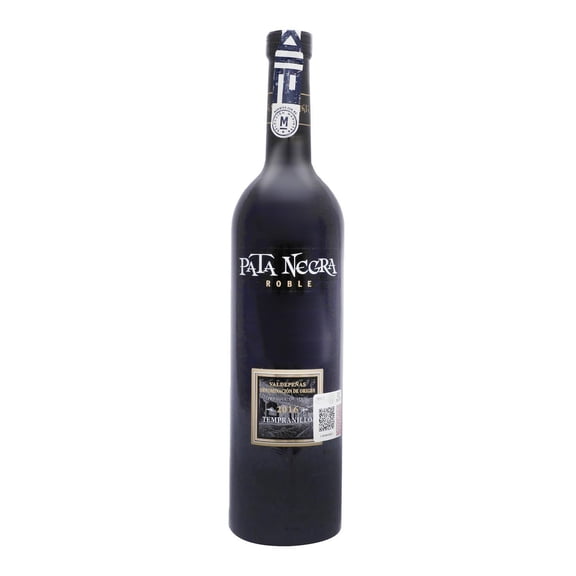 Pack de 4 Vino Tinto Pata Negra Valdepeñas Roble Tempranillo 750 ml Pata Negra Valdepeñas Roble Tempranillo