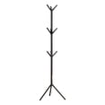 thumbnail image 2 of Perchero metálico triangular | Soporte de suelo que ahorra espacio para ropa, gorras, bolsas | Montaje fácil y desmontable | Organizador moderno resistente para entrada, dormitorio, salón | Diseño, 2 of 9