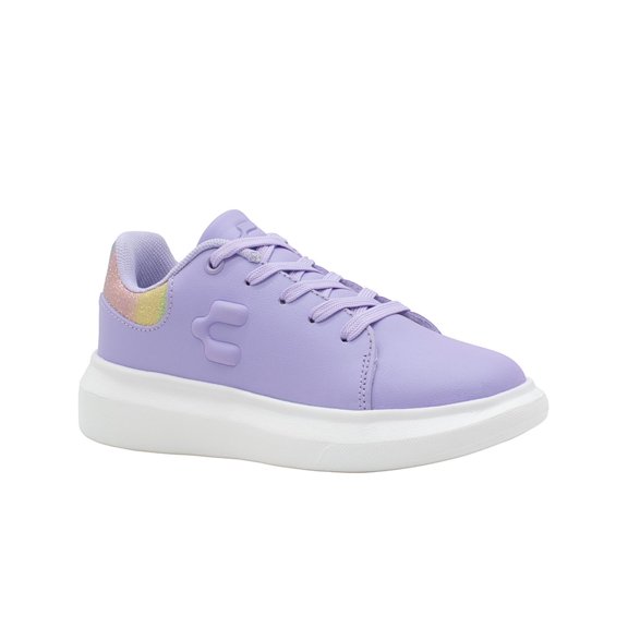 Tenis Charly Urbano Para Niña Moda Casuales Color Lila lila 19.5