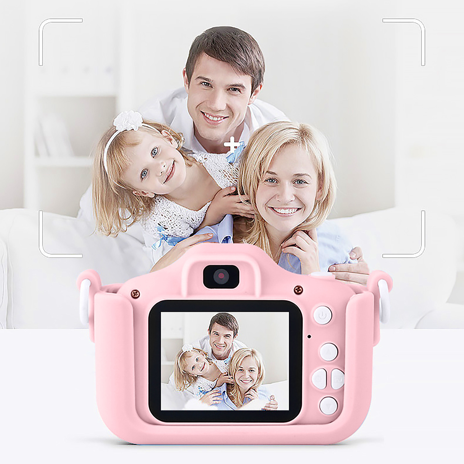Cámara digital HD para fotografía y grabación de vídeo infantil, cámara frontal y trasera de 4000 W Pixel-l HD, minicámara infantil de regalo.