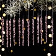 thumbnail image 1 of Lekihaqq Transparent Crushed Ice Pendants Acrylic Icicles Christmas Decorations Hanging Ornaments Tree Decor Winter Holiday Party Supplies, 1 of 4