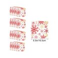 thumbnail image 3 of Set de vajilla de Navidad con copos de nieve rojos - platos, vasos y servilletas de papel desechables de 16 piezas - platos de 7 y 9 pulgadas, 3 of 6