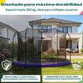 thumbnail image 2 of Trampolin Brincolin Little Monkey 14ft Gigante Empotrable 4.2m Malla Seguridad, 2 of 9