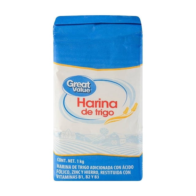 Harina de trigo Great Value 1 kg