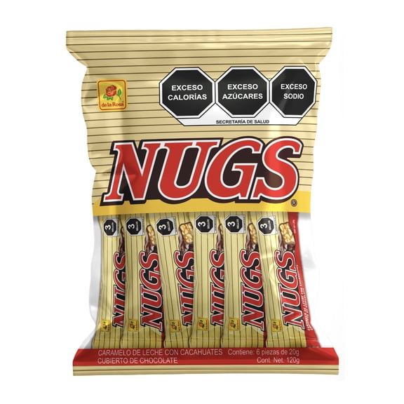 Caramelo de leche De la Rosa Nugs Original con cacahuate 127 g&nbsp;