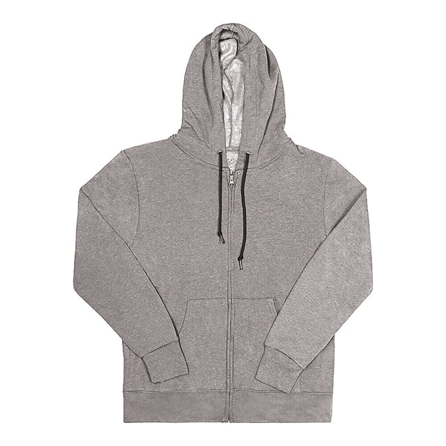 Sudadera Fruit of the Loom para Hombre, Full Zip, Gris ,Talla M