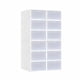 thumbnail image 1 of Cajas Organizadoras para Calzado Zapados Tenis Zapatillas Zapatera Apilable Color Blanco, 1 of 7