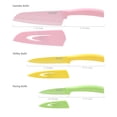 thumbnail image 2 of Juego de Cuchillos hecef de 3 Piezas con Fundas, Recubrimiento Antiadherente - Multicolor, 2 of 9