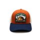 thumbnail image 2 of Knite Gorra para Hombre Rustic Barn Verde Trucker Farmer Story Vintage, 2 of 5