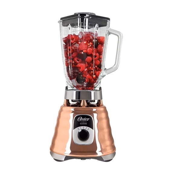 Licuadora Oster Clásica con Perilla Ergonómica 3 Velocidades Rosa Cobre