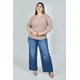 thumbnail image 4 of Sueter con relieve a rayas y brillo Roman Fashion / Tallas Extras, 4002 (Dorado) dorado 40, 4 of 6