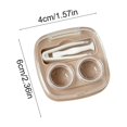 thumbnail image 3 of Estuche Compacto para Lentes de Contacto: Estuche de Viaje a Prueba de Fugas para Lentes de Contacto para Uso Diario, Viajes de Negocios, Gimnasio o Actividades Al Aire Libre., 3 of 6