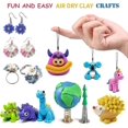 thumbnail image 5 of Air Dry Clay, 24 Colors Modeling Clay Kit With 3 Sculpting Tools, Magic Foam Clay For Kids And Adults, Diy Molding Clay Gift For Boys And Girls, 5 of 5