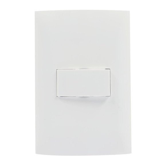 Interruptor Sencillo Leviton Blanco 12X8X4 Cm