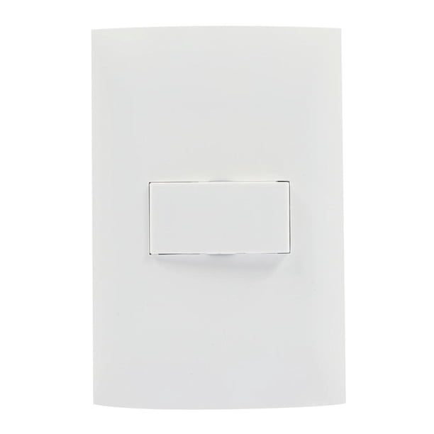 Interruptor Sencillo Leviton Blanco 12X8X4 Cm