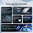 thumbnail image 2 of Laptop Machenike L16A Intel Core I7 13620H 16'' QHD 16GB RAM 512GB SSD  Gris, 2 of 5