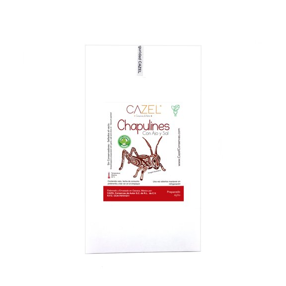 Chapulines Oaxaqueños Ajillo 100GR