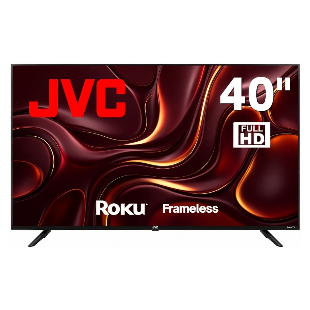 JVC  Smart TV 40 pulgadas  Full HD LED  Roku TV  WiFi  3 HDMI 1 USB AV  Netflix YouTube Prime Video  Modelo SI40FR