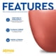 thumbnail image 4 of Atmos Homeware Macetas Decorativas para Interior y Exterior |  4 Maceta Grande de Plástico con Capacidad para 45 Litros | Modelo Bis color Blanco 4 Piezas., 4 of 6