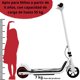 thumbnail image 5 of Scooter Eléctrico para Niños con Luces LED Batería de 24V 15 km/h Freno Eléctrico Ruedas de Goma, 5 of 7