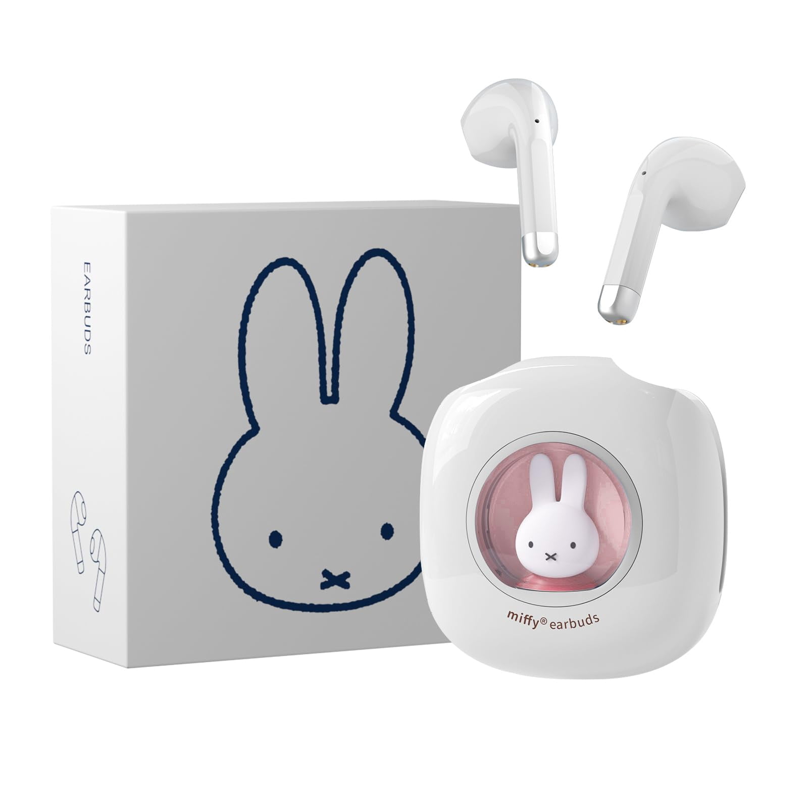 Auriculares inalámbricos MIPOW Miffy Bluetooth 5.3 Rosa IPX5