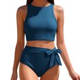 thumbnail image 2 of Trajes de baño para mujer, conjunto de bikini para mujer, trajes de baño sólidos de dos piezas, traje de baño, trajes de baño para mujer, trajes de baño para mujer, traje de baño para mujer, trajes de, 2 of 9