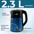 thumbnail image 4 of Jarra eléctrica azul Starlux de 2.3 L, de acero inoxidable y protector contra quemaduras SL-24155, 4 of 8