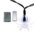 thumbnail image 2 of Xihbxyly Guirnalda de Luces de Araña para Halloween, 20 Led a Pilas, Impermeable, para Exteriores, Luz Morada, para Jardín, Patio, Porche, Ideal para Halloween, 3 M de Largo., 2 of 7