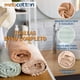 thumbnail image 4 of Pack De 5 Toallas De Baño Surtidas Melocotton Hogar 180x50cm Extra Suaves y Absorbentes, 4 of 5