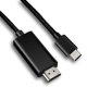 thumbnail image 1 of SatelliteSale USB Tipo C (Compatible con Thunderbolt 3) a HDMI Converter 12 Pies SatelliteSale USB-C to Male HDMI 12 Feet, 1 of 4