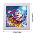thumbnail image 2 of Amzcrzy Juguetes Para Niñas,Juguetes Educativos,Juguetes Stem,Kit De Navidad Con Marco 5D Redondo Con Taladro Completo,Cuadro De Arte De Diamantes,Adornos Navideños Festivos,Decoración De Pared,Regalo, 2 of 6