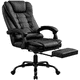 thumbnail image 1 of Silla de Oficina Ejecutiva X Pross Negra Ergonómica Con Reposapiés Cojín Lumbar Acolchonado, 1 of 7