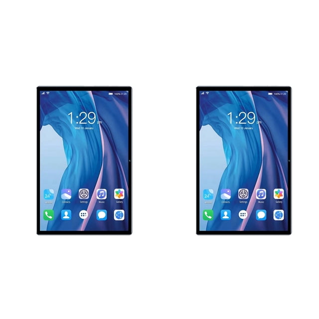 2X Tablet PC de 10 Pulgadas con Ocho Núcleos, Cámaras Duales, SIM Dual, Llamadas Telefónicas, Bluetooth, Wifi, 4 GB + 64 GB de ROM
