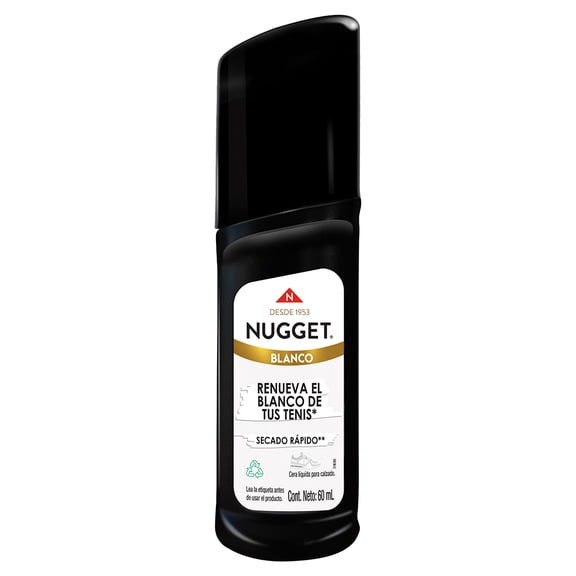 Cera líquida para calzado Nugget color blanco 60 ml