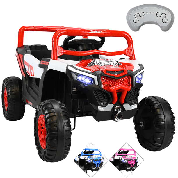 Montable Electrico para Niños Mini 4x4 Bluetooth Luz Sonido Batería 12v - Rojo