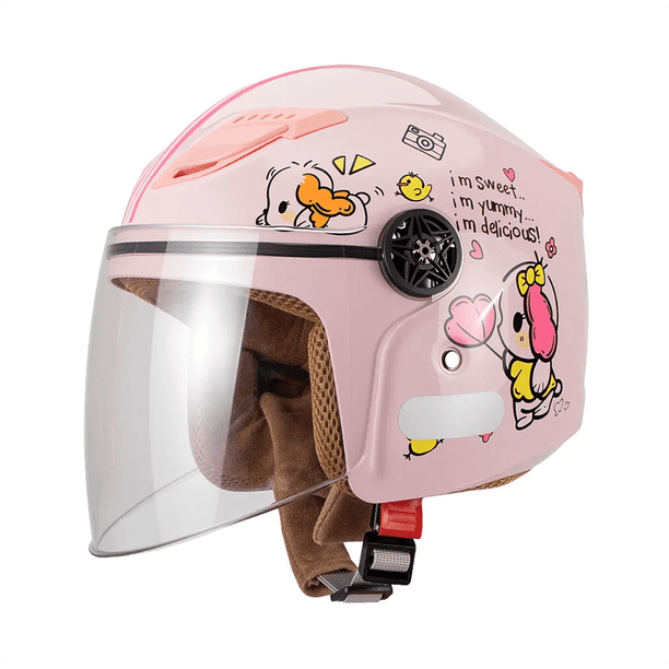Casco Para Ajustable Para Niña Y Niño Bici ,Deporte, Moto rosa
