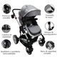 thumbnail image 3 of Sistema de Viaje Angelin Baby  Noni Gris + Pañalera y Cambiador, 3 of 4